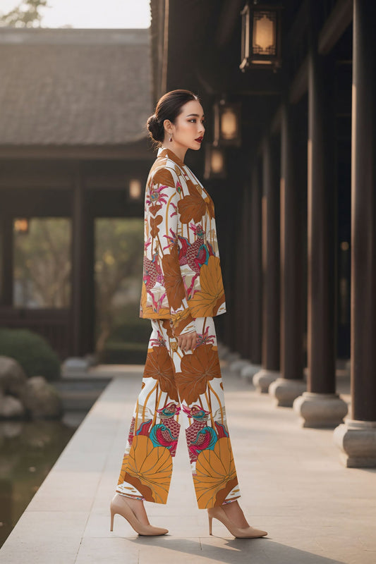 Tâm An Giữa Thương Trường: Khi Trang Phục Lụa Trở Thành Thiền Viện Của Cảm Xúc