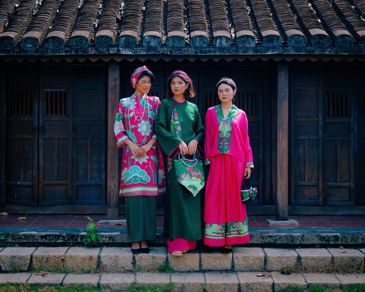Khi Di Sản Trở Thành Đại Sứ Trên Vai: Tuyệt Tác Áo Dài Lụa Tơ Tằm Từ Folk Form