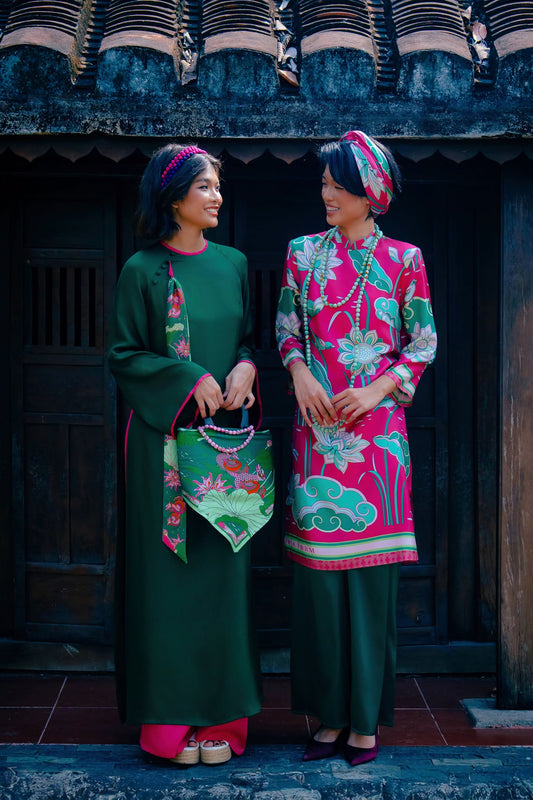 Set Lụa Tơ Tằm Kimono: Khi Nét Ôn Nhu Phương Đông Chạm Ngõ Di Sản Việt