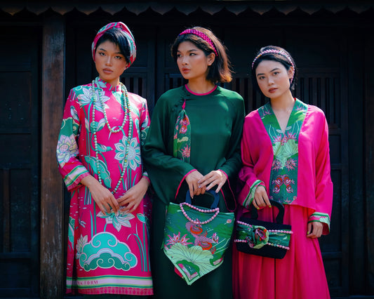 Set Lụa Tơ Tằm Kimono: Khi Nét Ôn Nhu Phương Đông Chạm Ngõ Di Sản Việt