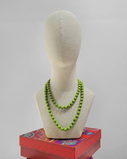 Vòng Hạt Bọc Lụa / 62cm