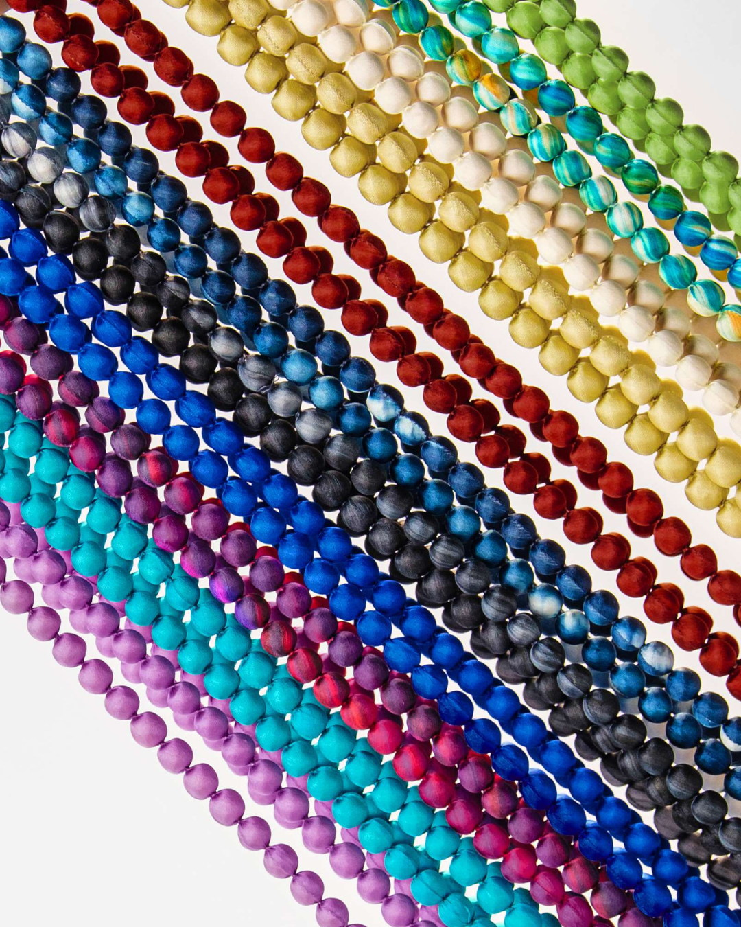 Vòng Hạt Bọc Lụa / 62cm