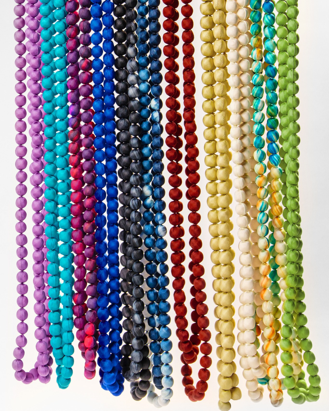 Vòng Hạt Bọc Lụa / 62cm