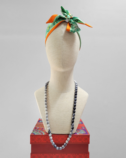 Vòng Hạt Bọc Lụa / 42cm