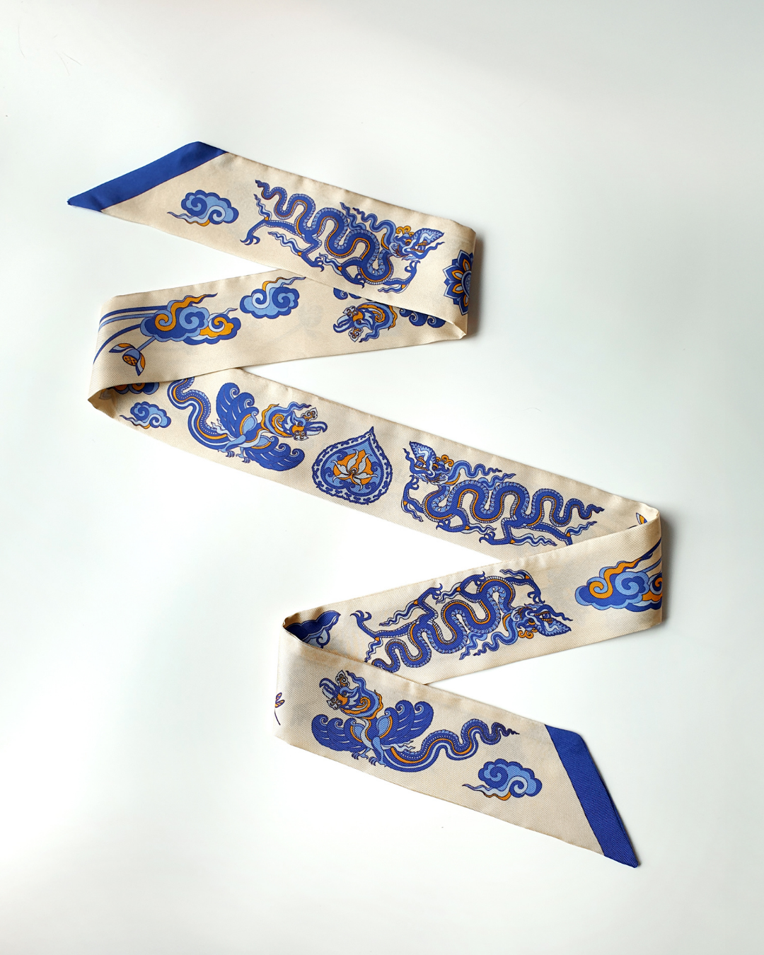 Khăn Twilly Lụa Tơ Tằm Cao Cấp / 6cm x 150cm