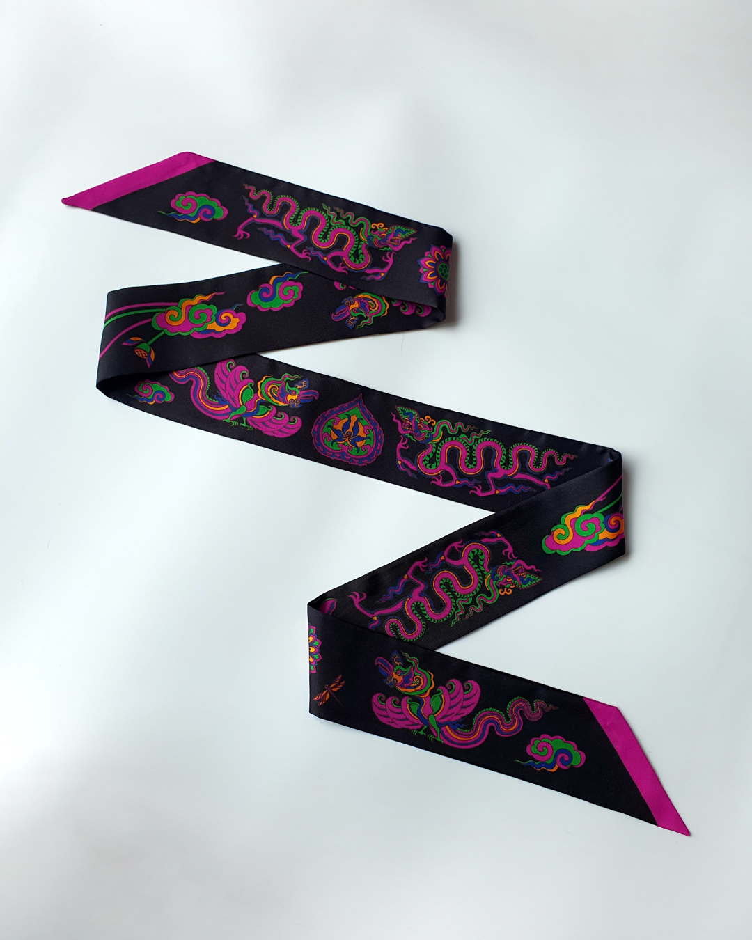 Khăn Twilly Lụa Tơ Tằm Cao Cấp / 6cm x 150cm