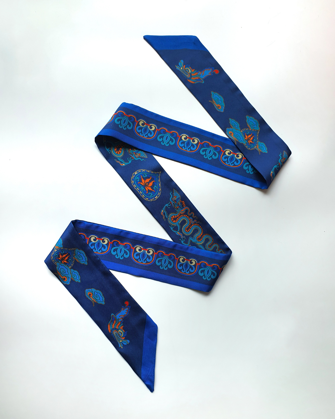 Khăn Twilly Lụa Tơ Tằm Cao Cấp / 6cm x 150cm